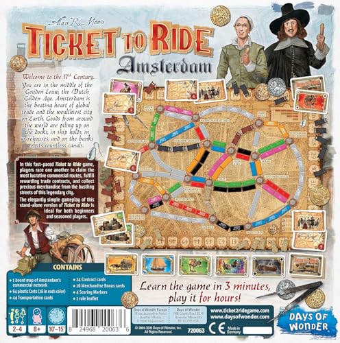 Asmodee Ticket to Ride Amsterdam Express Board Game