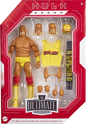 WWE Fan TakeOver Ultimate Edition Hulk Hogan Action Figure, 6-in