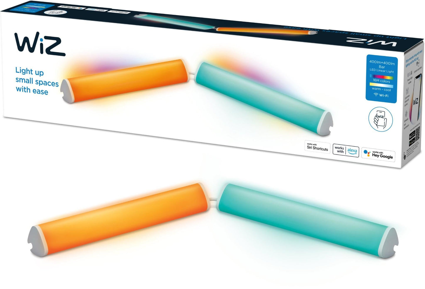 WiZ Colour & White Light Bar Dual Pack