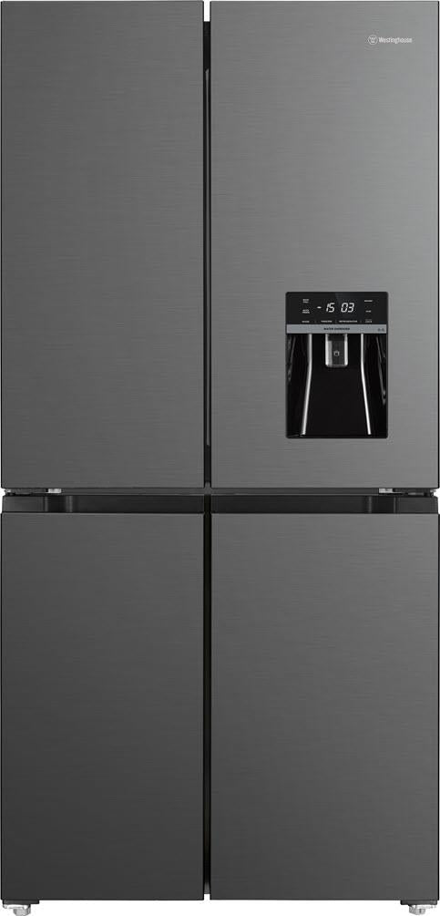 Westinghouse WQE4960BA 492L French Door Fridge (Matte Charcoal Black)