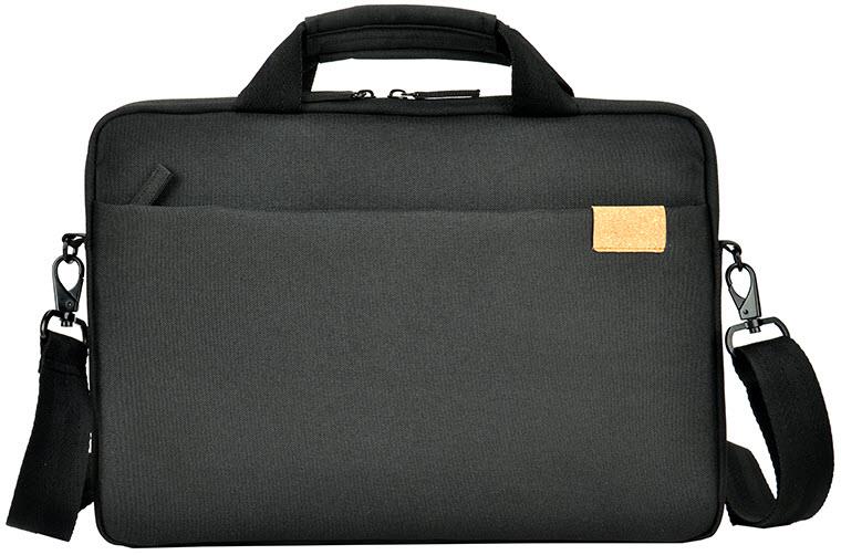 XCD Recycled 13.3' Slimline Laptop Briefcase Bag V2 (Black)