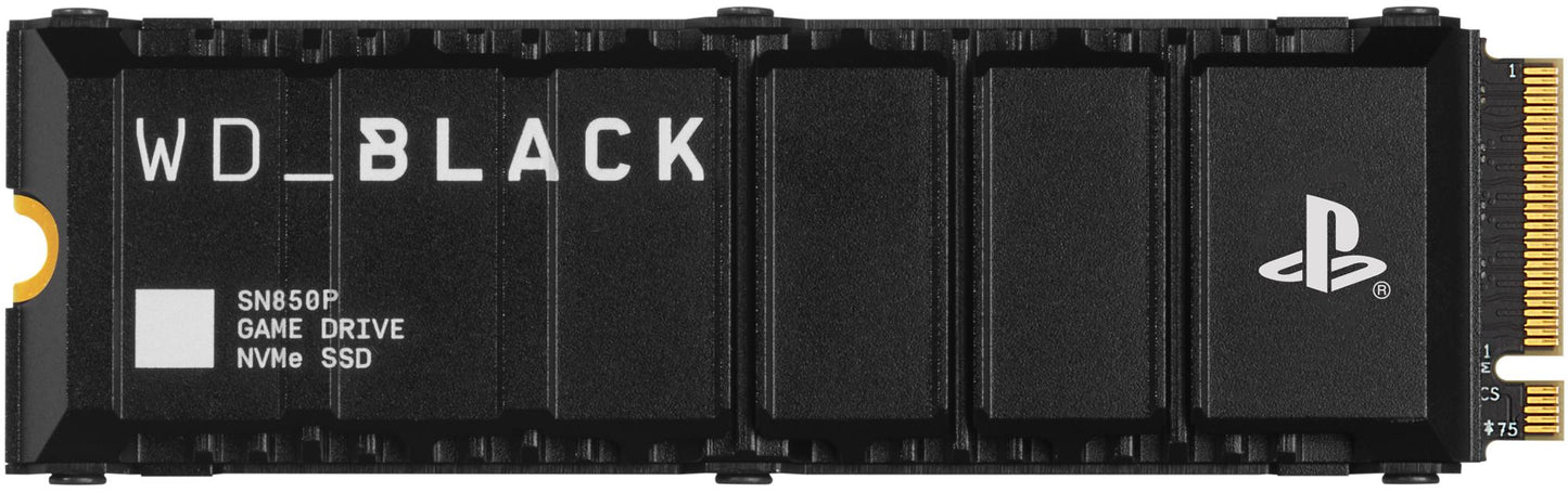 WD_Black SN850P NVMe SSD with Heatsink 4TB for PS5