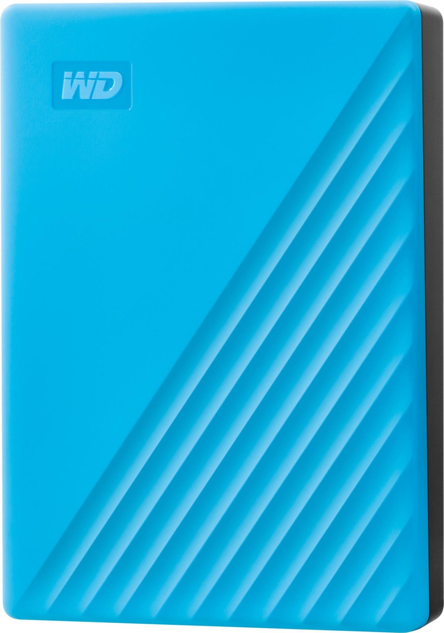 WD My Passport® 6TB Portable HDD Storage (Blue)