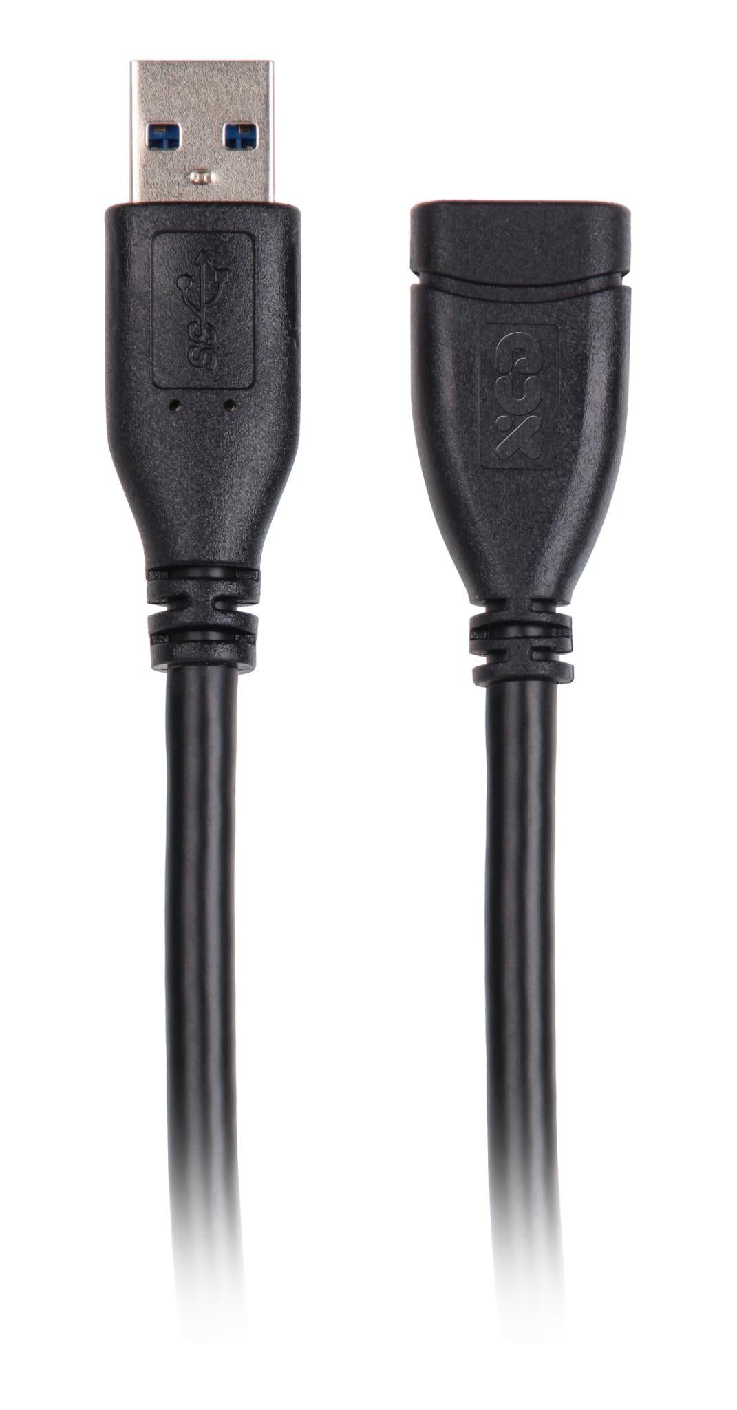 XCD USB A Male to USB Female Extension Cable (2m)