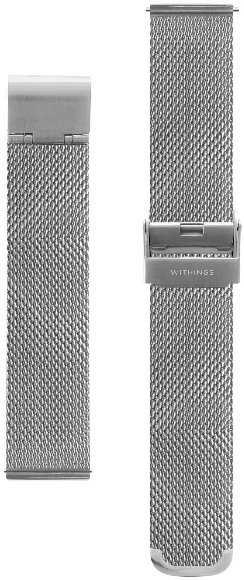 Withings Milanese Mesh Band 18mm (Silver)