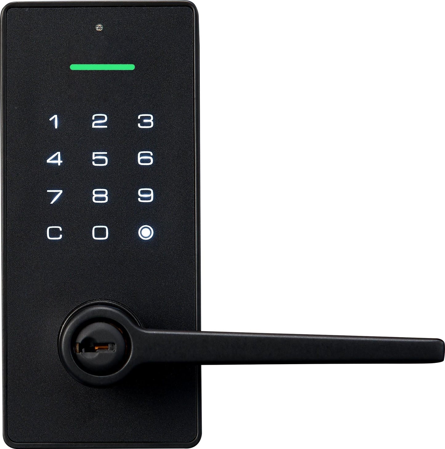 Yale Libi Keyed Lever Door Lock (Matt Black)