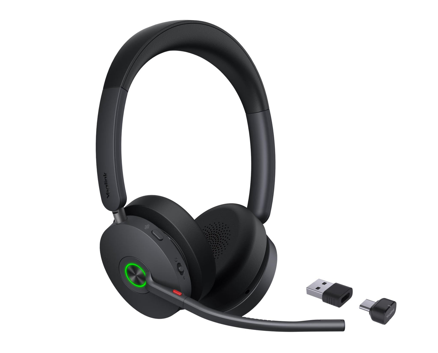 Yealink BH74-UC-C/A BH74 Wireless UC Stereo Bluetooth ANC Headset USB-C/A (Black)