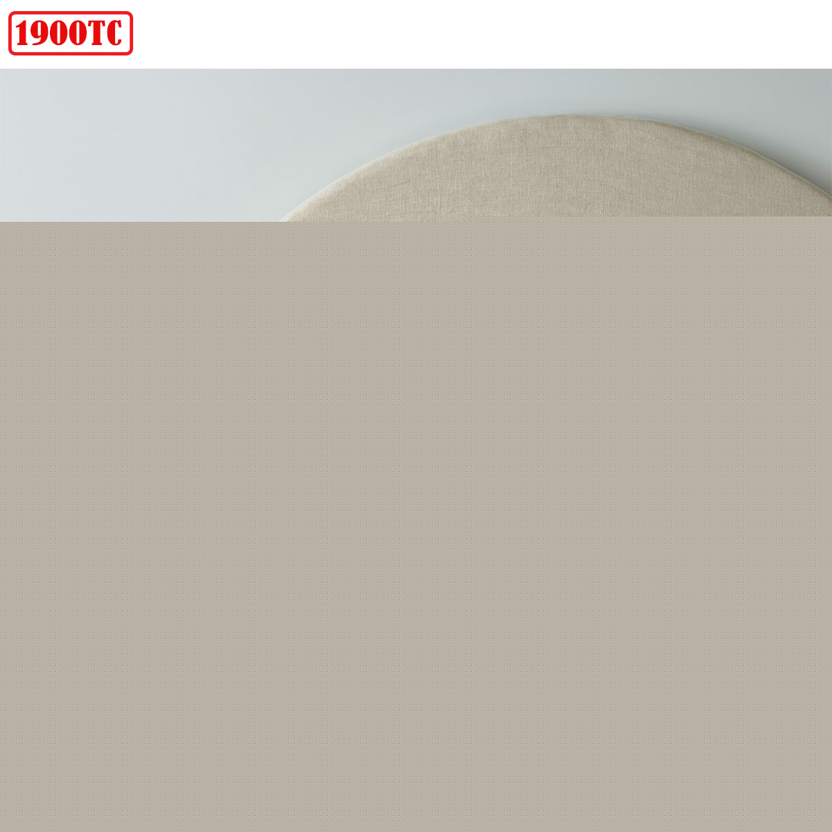 Accessorize 1900TC Cotton Rich Sheet Set White Queen