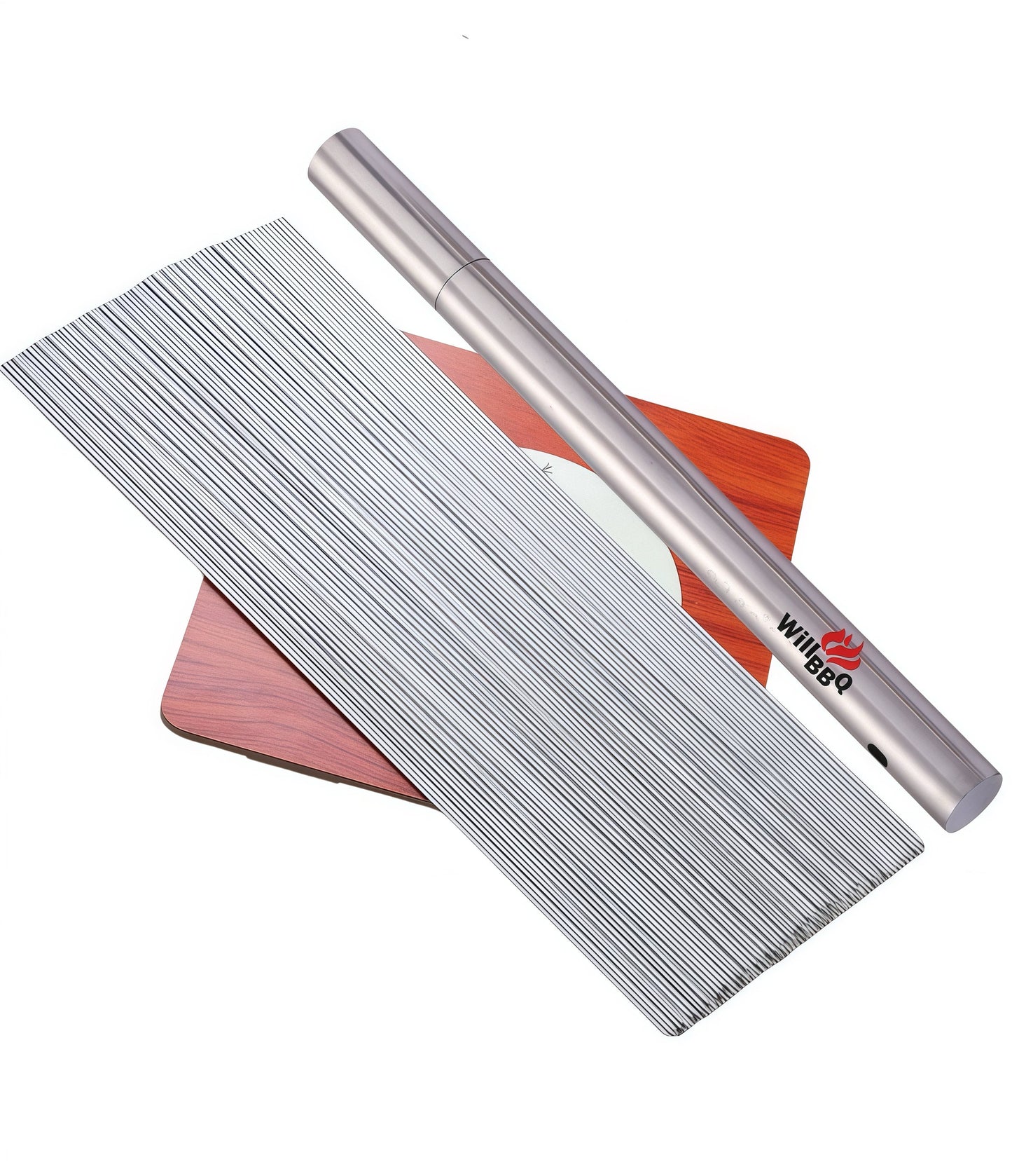 WillBBQ Premium Stainless Steel Skewer Tube 30PC