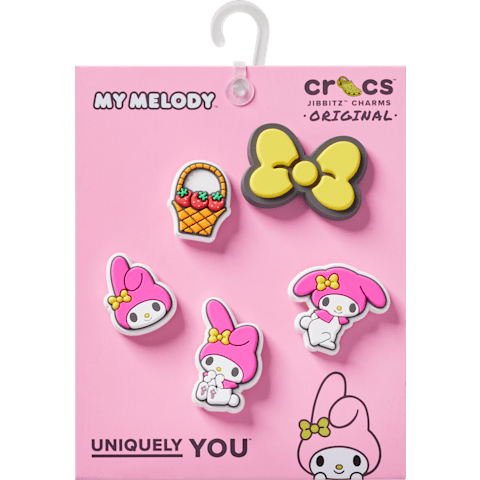 Crocs Jibbitz 5-Pack Hello Kitty My Melody Shoe Charms | Jibbitz for Crocs