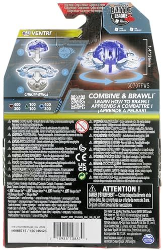 Bakugan Special Attack Ventri Spinning, Customizable Action Figure