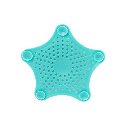 Umbra Starfish Drain Cover/Hair Catcher, Surf Blue