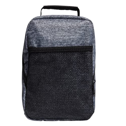adidas Unisex Santiago Insulated Lunch Bag, Onix Jersey/Black