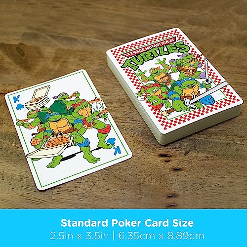 AQUARIUS Teenage Mutant Ninja Turtles Pizza Playing Cards