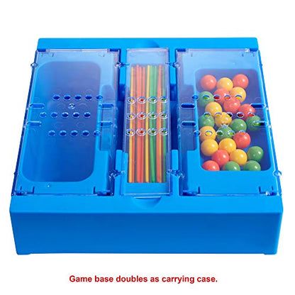 Mattel Games Travel Kerplunk, Portable Kids Game with Built-in Storage