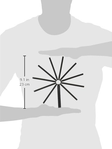 Umbra Fanfare Silicone Trivet (Set of 2) Black