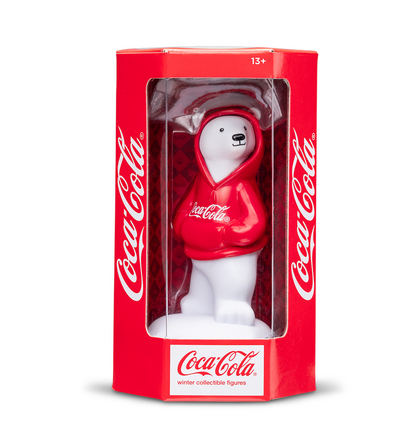 Coca-Cola Polar Bear Hoodie Figurine