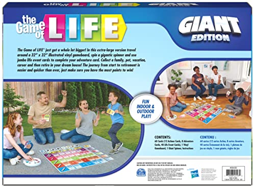 The Game of Life, Giant Edition Family Board Game