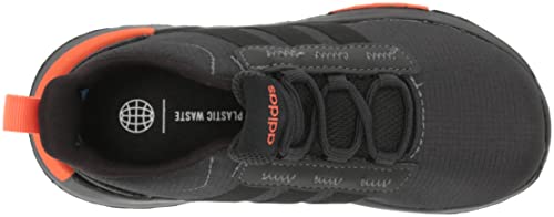 adidas Racer TR21 Running Shoe, 5.5 US Unisex Big Kid, Carbon/Black/Semi Impact Orange
