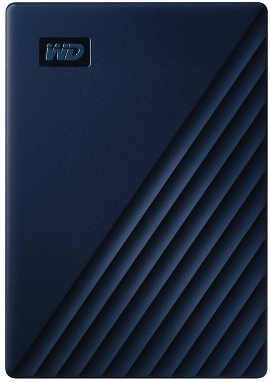 WD My Passport 4TB Portable Hard Drive for Mac [2019](Midnight Blue)