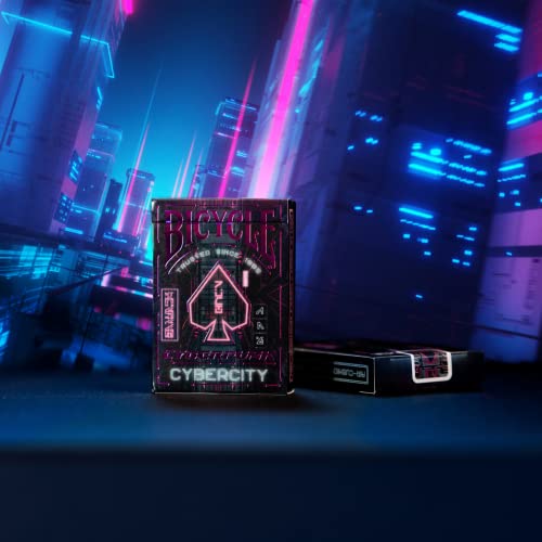 Bicycle Cyberpunk Cyber City playing cards