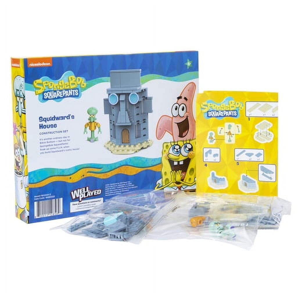 Well Played Toys SpongeBob SquarePants Squidward's House Build Set - 70 Pieces