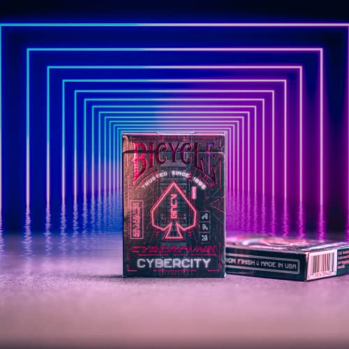 Bicycle Cyberpunk Cyber City playing cards