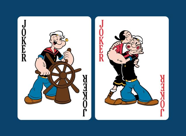 Bicycle Popeye The Sailor Man Limited Edition Playing Cards