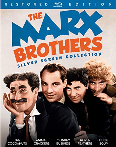 The Marx Brothers Silver Screen Collection (The Cocoanuts / Animal Crackers / Monkey Business / Horse Feathers / Duck Soup) [Blu-ray]