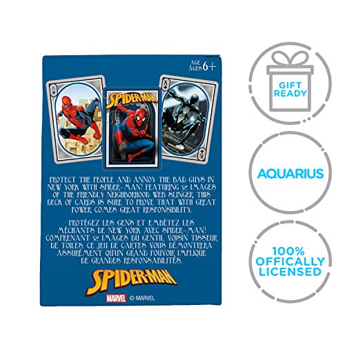 AQUARIUS Marvel Spider-Man Playing Cards