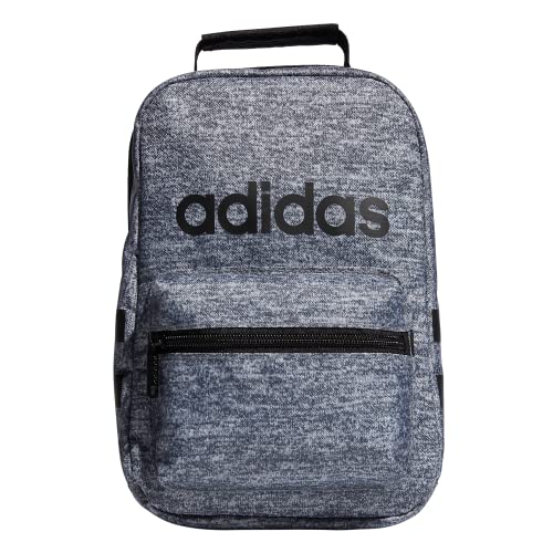adidas Unisex Santiago Insulated Lunch Bag, Onix Jersey/Black