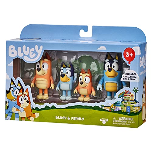 Bluey and Friends School Pack, Includes 4 Figures