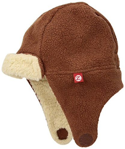 Zutano Baby Girls' Cozie Fleece Furry Hat _ Size 12 mos.