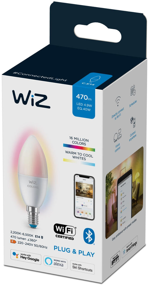 WiZ Colour Candle E14 Smart Bulb