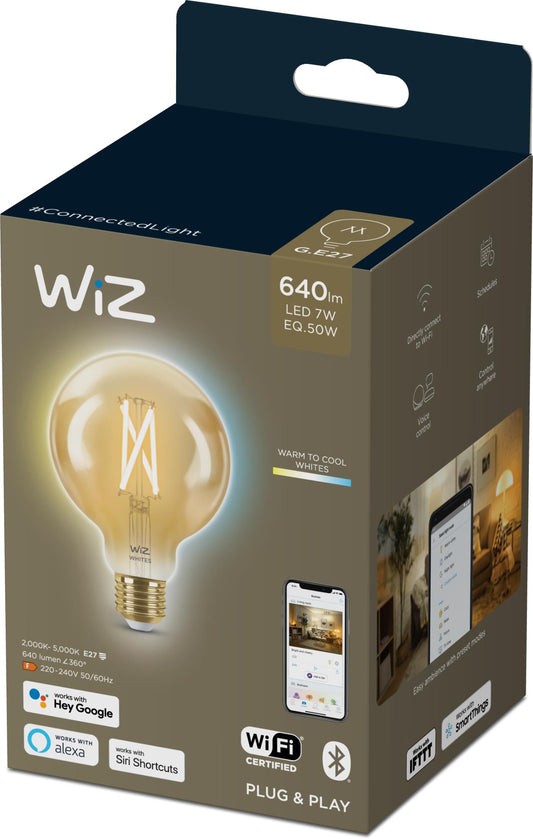 WiZ Filament G95 E27 Smart Bulb