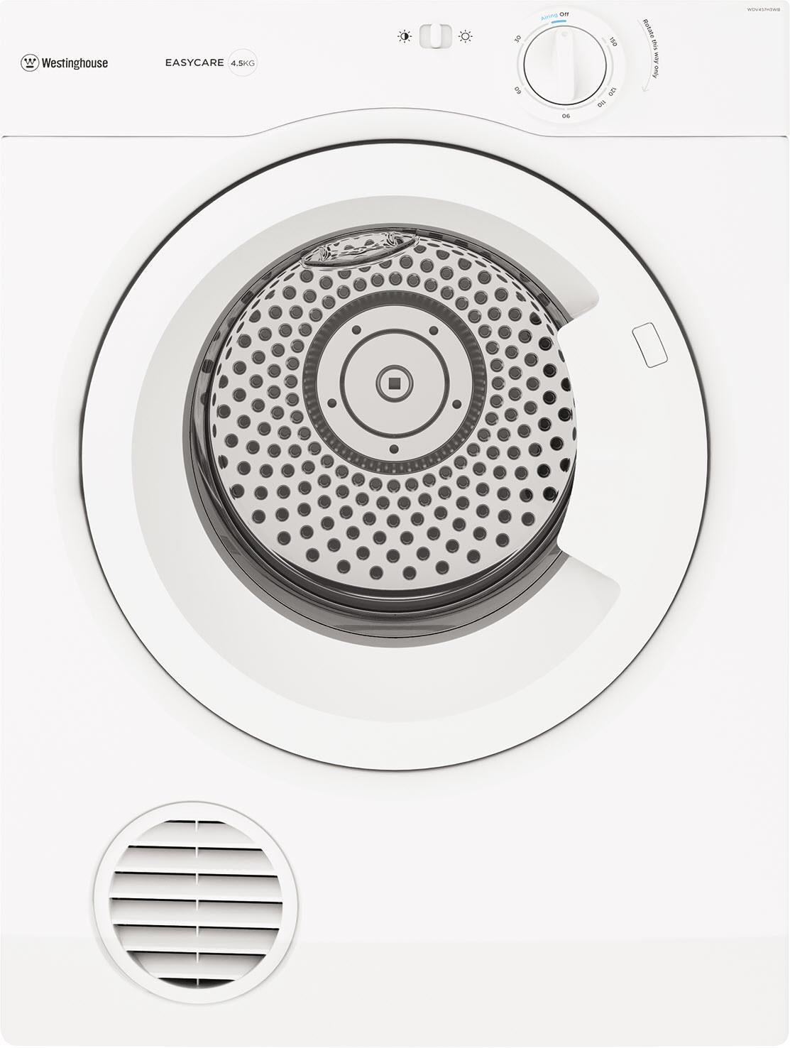 Westinghouse WDV457H3WB 4.5kg Vented Clothes Dryer