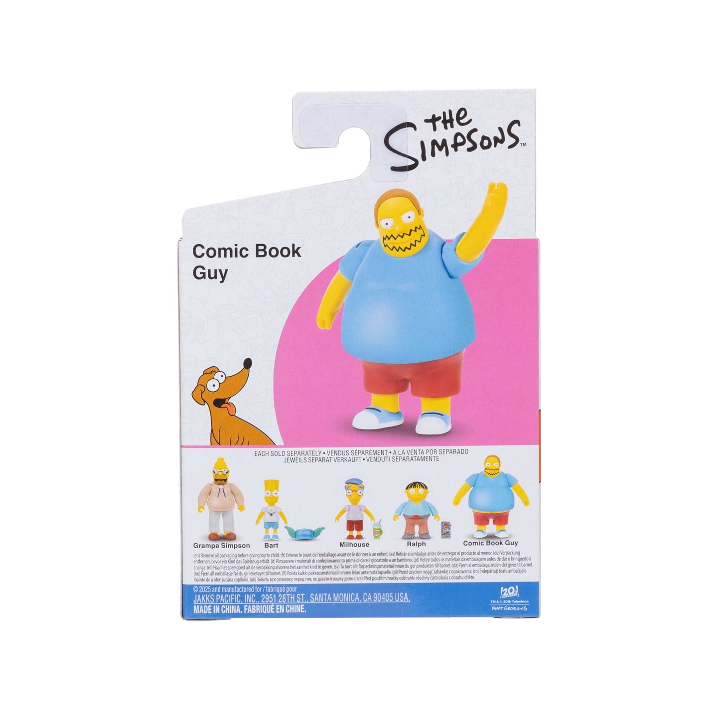 The Simpsons 2.5 inch Collectible Comic Book Guy Mini Figure