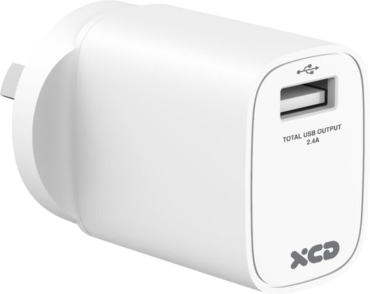 XCD USB-A 12W Wall Charger