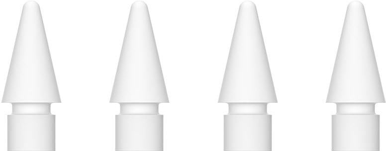 Zagg Apple Pencil Replacement Tips 4 Pack (White)