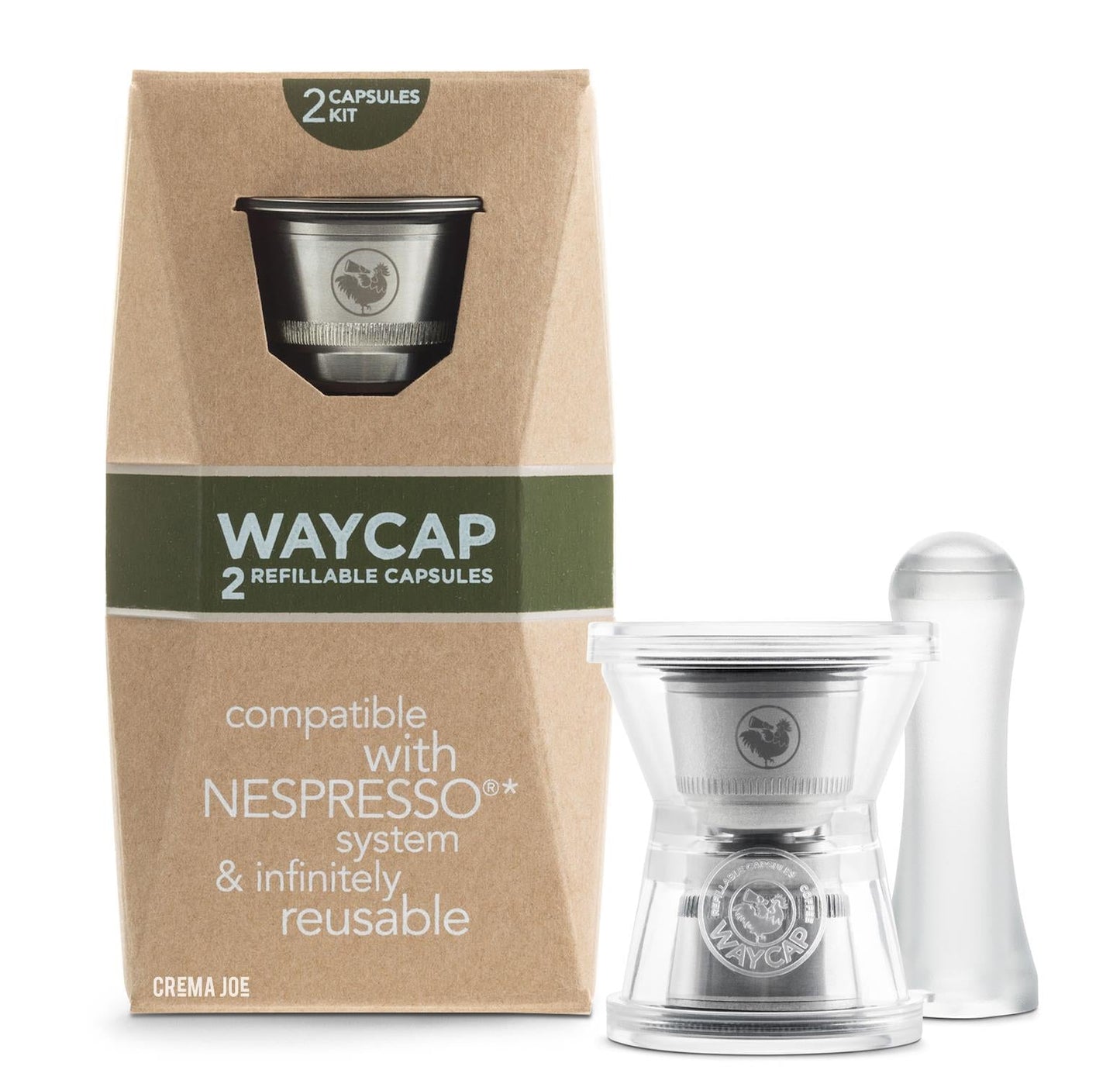 WayCap Ez Two Pack (for Nespresso Original Line)