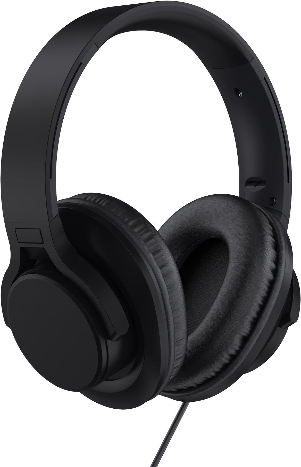XCD XCD23008 Wired Foldable Over-Ear Headphones (Black)