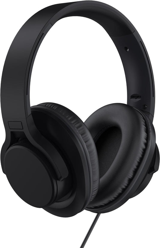 XCD XCD23008 Wired Foldable Over-Ear Headphones (Black)