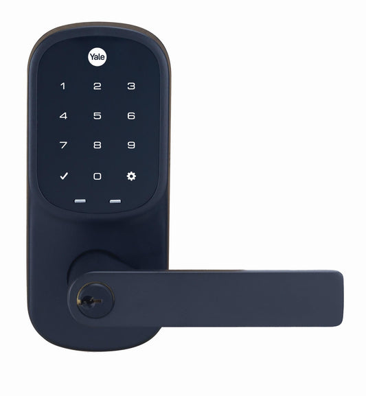 Yale Assure Lever Keyed Lock with Yale Home (Matte Black)