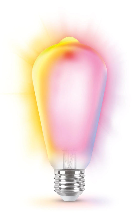 WiZ Colour & Tunable White ST64 E27 Smart Bulb [Gen 2]