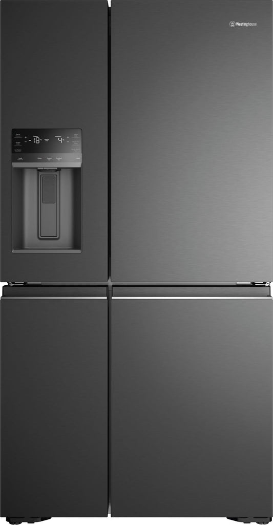 Westinghouse WQE6170BB 609L Quad Door Fridge (Matte Black)