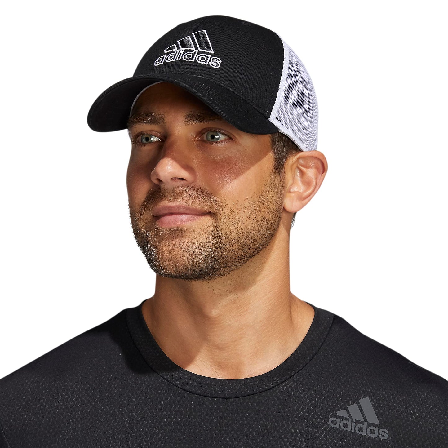 adidas Men's Mesh Back Structured Low Crown Snapback Adjustable Fit Cap