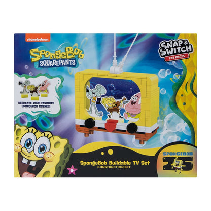 Well Played Toys SpongeBob SquarePants Build TV Set - 135 pieces