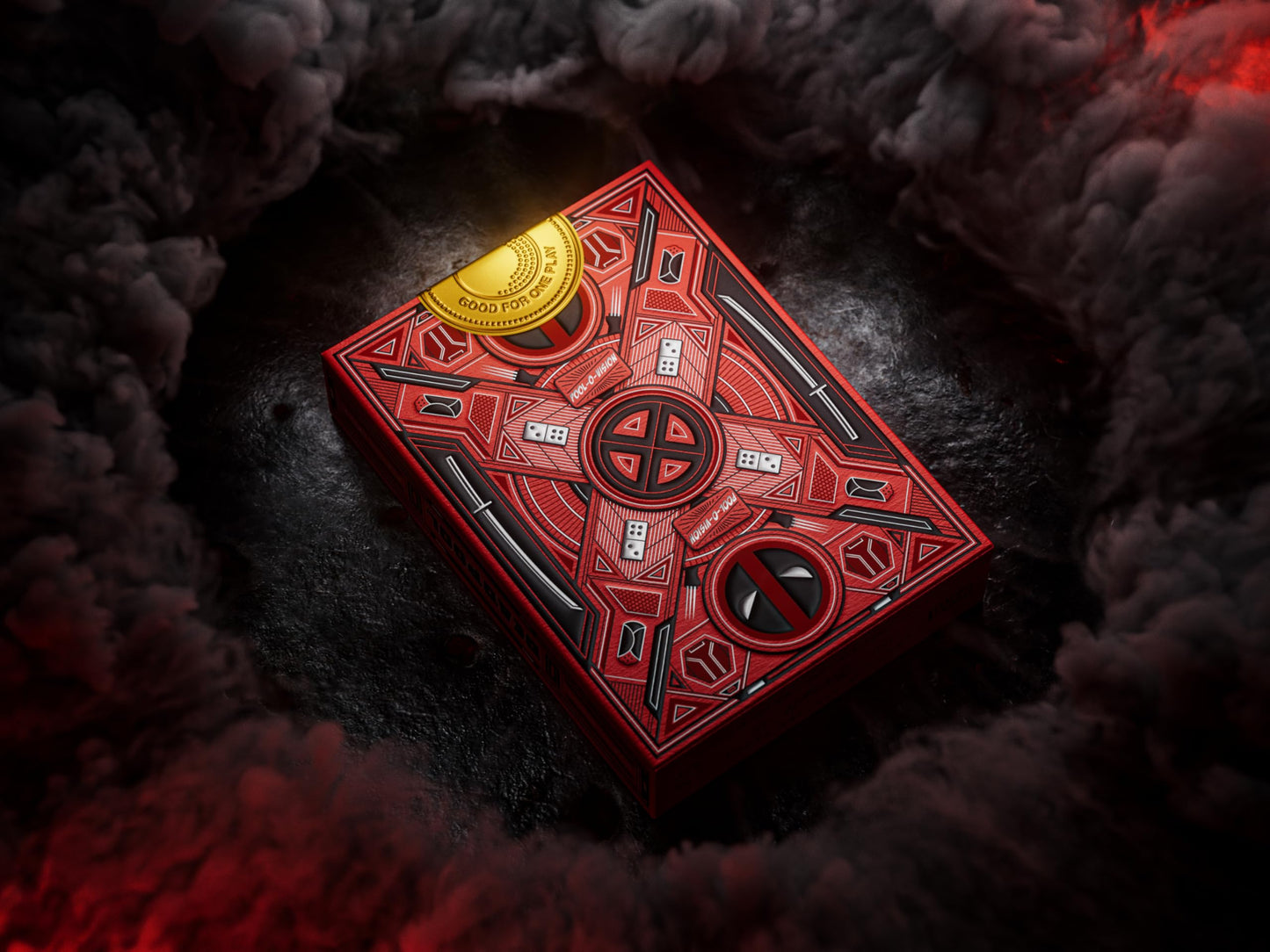 theory11 Deadpool Premium Playing Cards