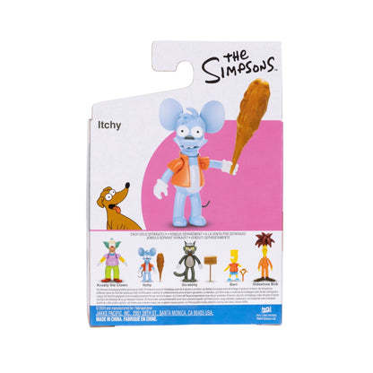 The Simpsons 2.5 inch Collectible Itchy with Club Mini Figure