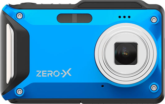 Zero-X Aqua Waterproof 4K UHD Digital Compact Camera (Blue)